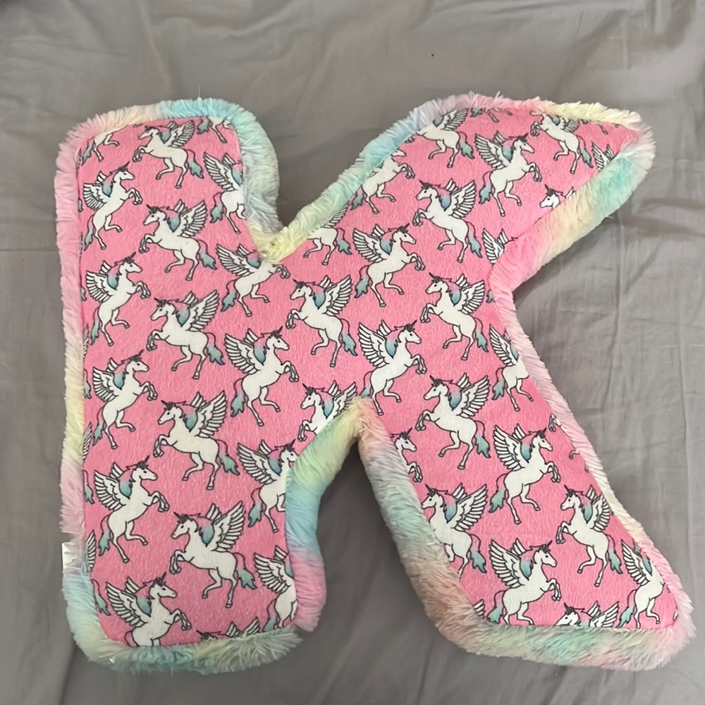 Kids Justice "K" pillow